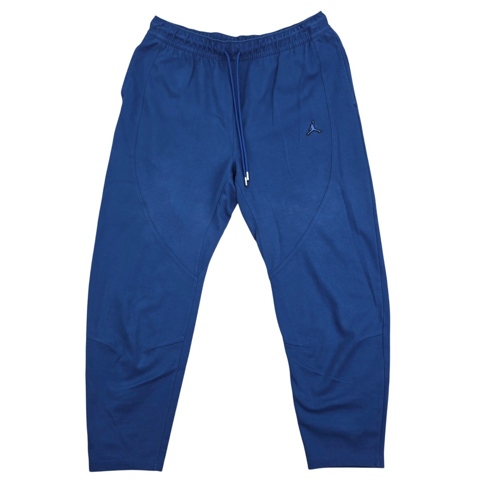 Jordan Essentials Warmup Pants Mens 2XL Blue Jumpman Logo Tapered Joggers DJ0881